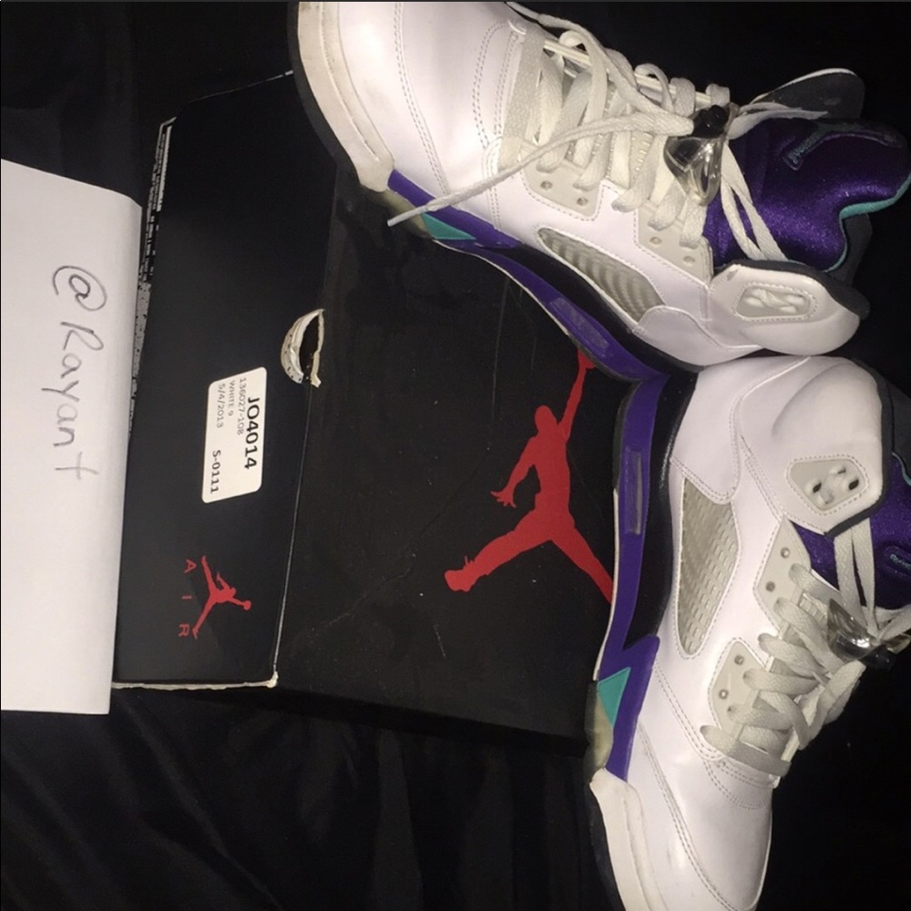 Jordan retro grape 5s